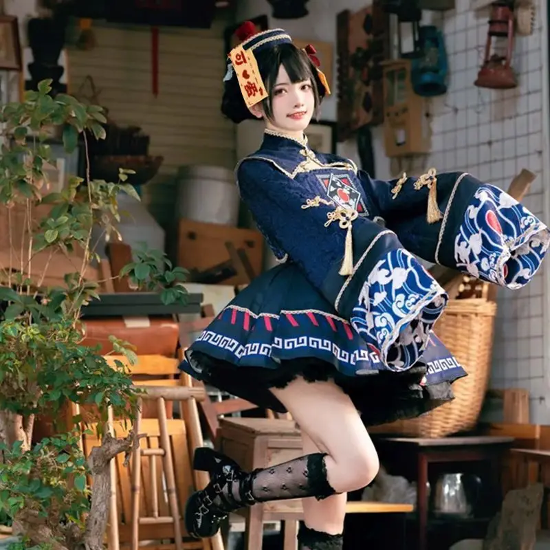 Anime Cosplay Ladies - 로리타 중국 스타일 달콤한 드레스 귀여운
