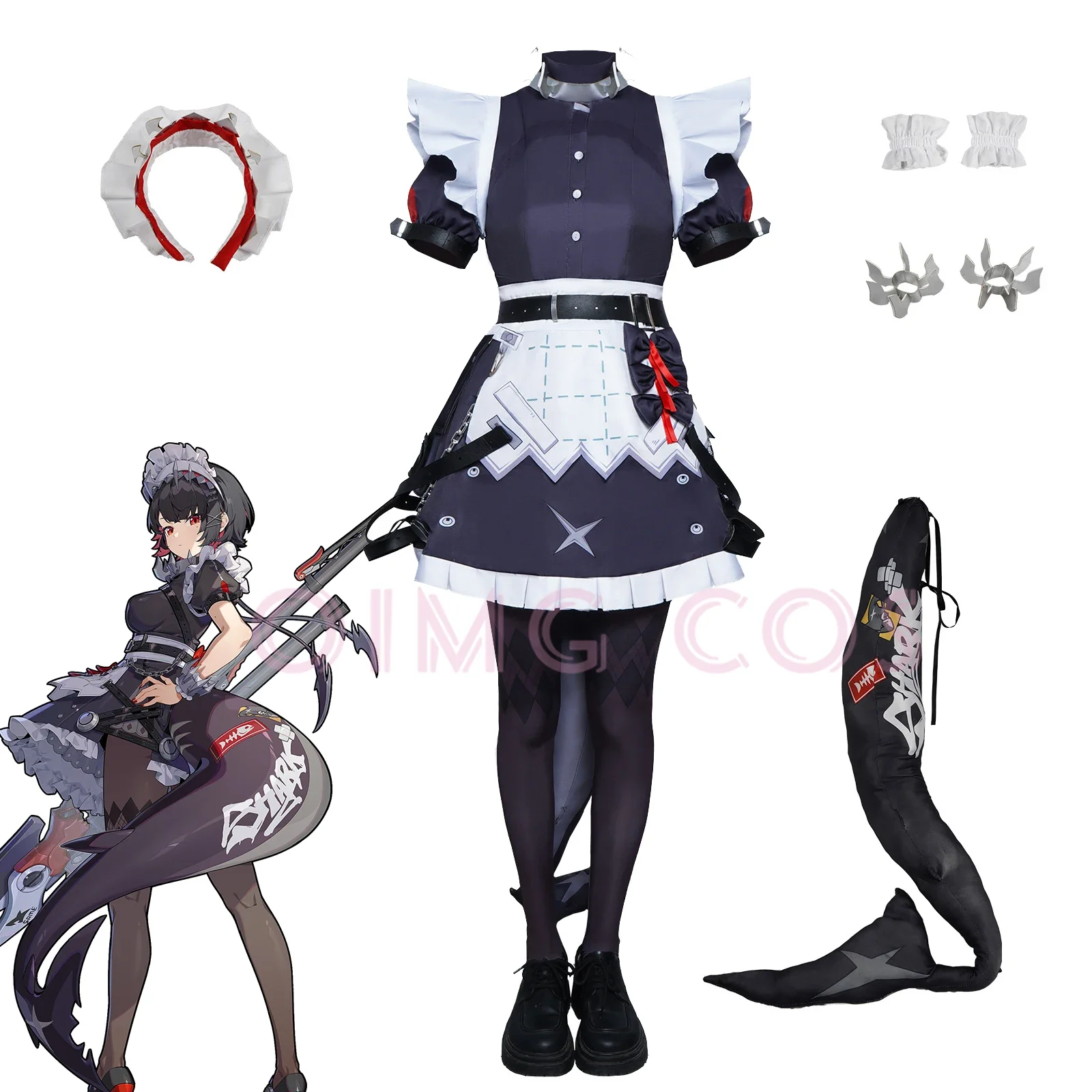Anime Cosplay Ladies - Ellen Joe Zenless Zone Zero 코스프레