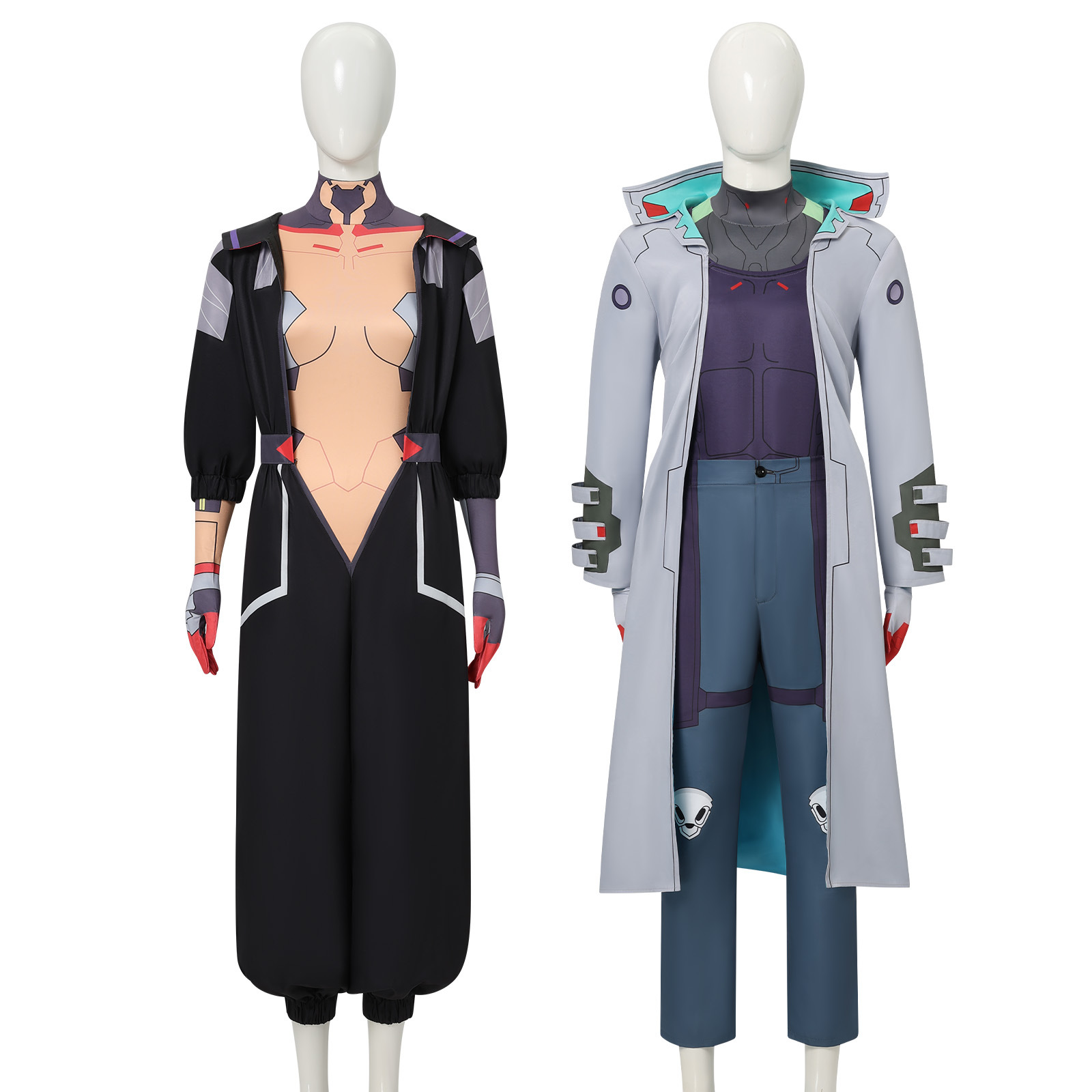 탈리아 양과 약한 킹슬리 코스프레 의상, 사이버펑크 에 - Anime Cosplay Couple 리뷰 및 가격