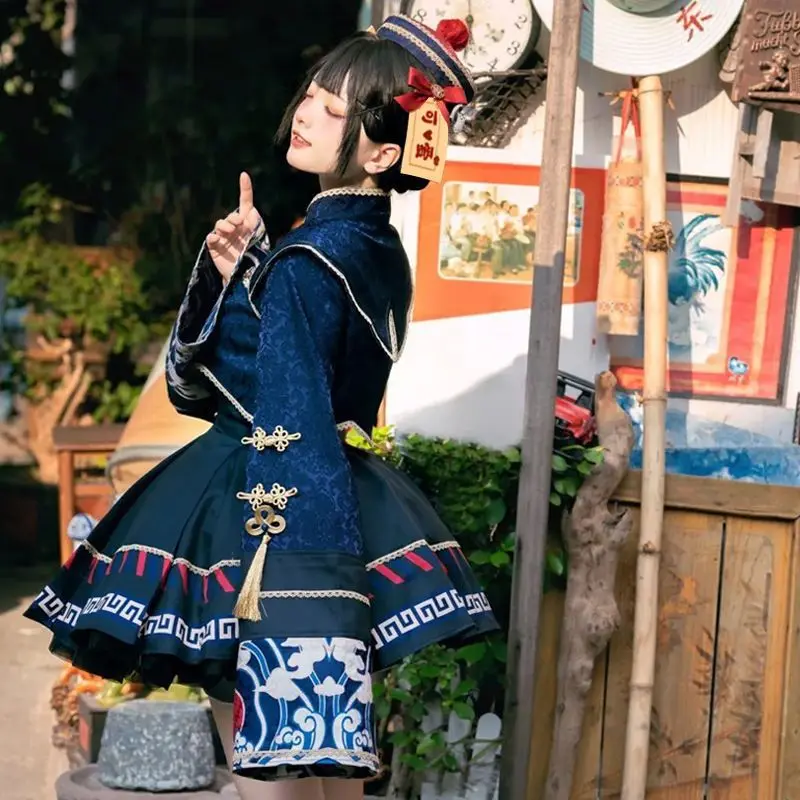로리타 중국 스타일 달콤한 드레스 귀여운 애니메이션 좀 - Anime Cosplay Ladies 리뷰 및 가격