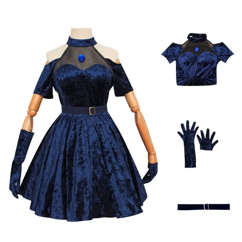 2026 미지 코스프레 의상, 애니메이션 외계인 무대  - Anime Cosplay Blue Hair 리뷰 및 가격