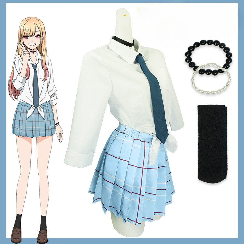 애니메이션 JK 교복 드레스 메이드 복장 애니메이션 마 - Kitagawa Anime Cosplay 리뷰 및 가격