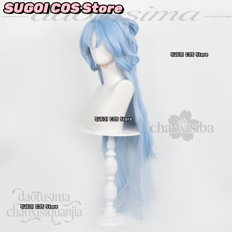 C921 애니메이션 게임 ‘우더링 웨이브’ 코스프레용  - Anime Cosplay Blue Hair 리뷰 및 가격
