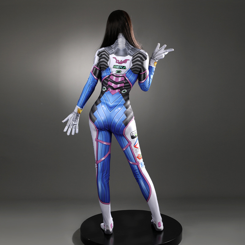 여성 DVA 코스프레 완전 세트 의상 슈팅 게임 캐릭터 - Anime Cosplay Jumpsuit 리뷰 및 가격