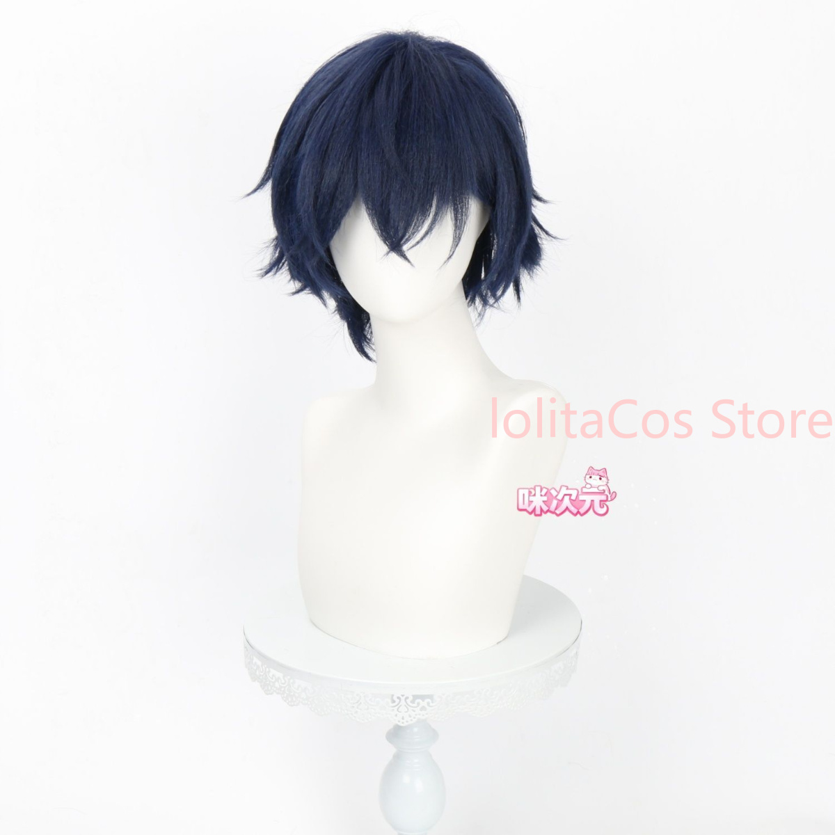 Genshin Impact Valeriy 코스프레 가발 - Anime Cosplay Blue Hair 리뷰 및 가격