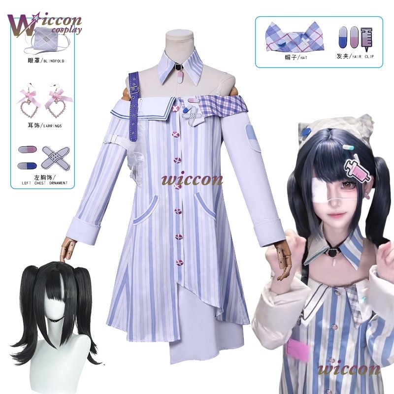 우후 인피니티 니키 코스프레 의상 가발 독특한 아이디어 - Anime Cosplay Idea 리뷰 및 가격