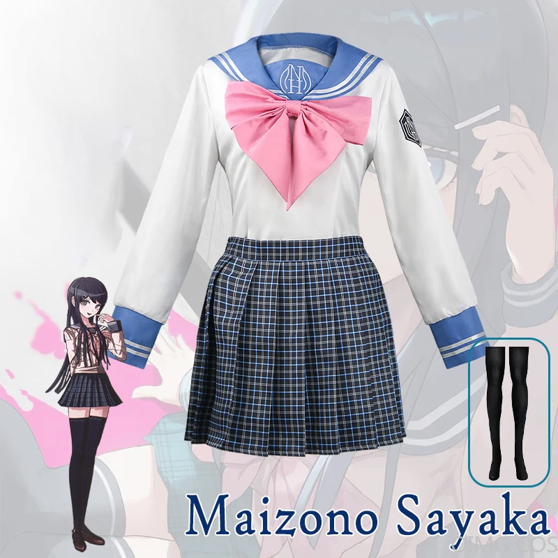 마이조노 사야카 코스프레 의상 애니메이션 슈퍼 댄간론파 - Anime Cosplay Ladies 리뷰 및 가격