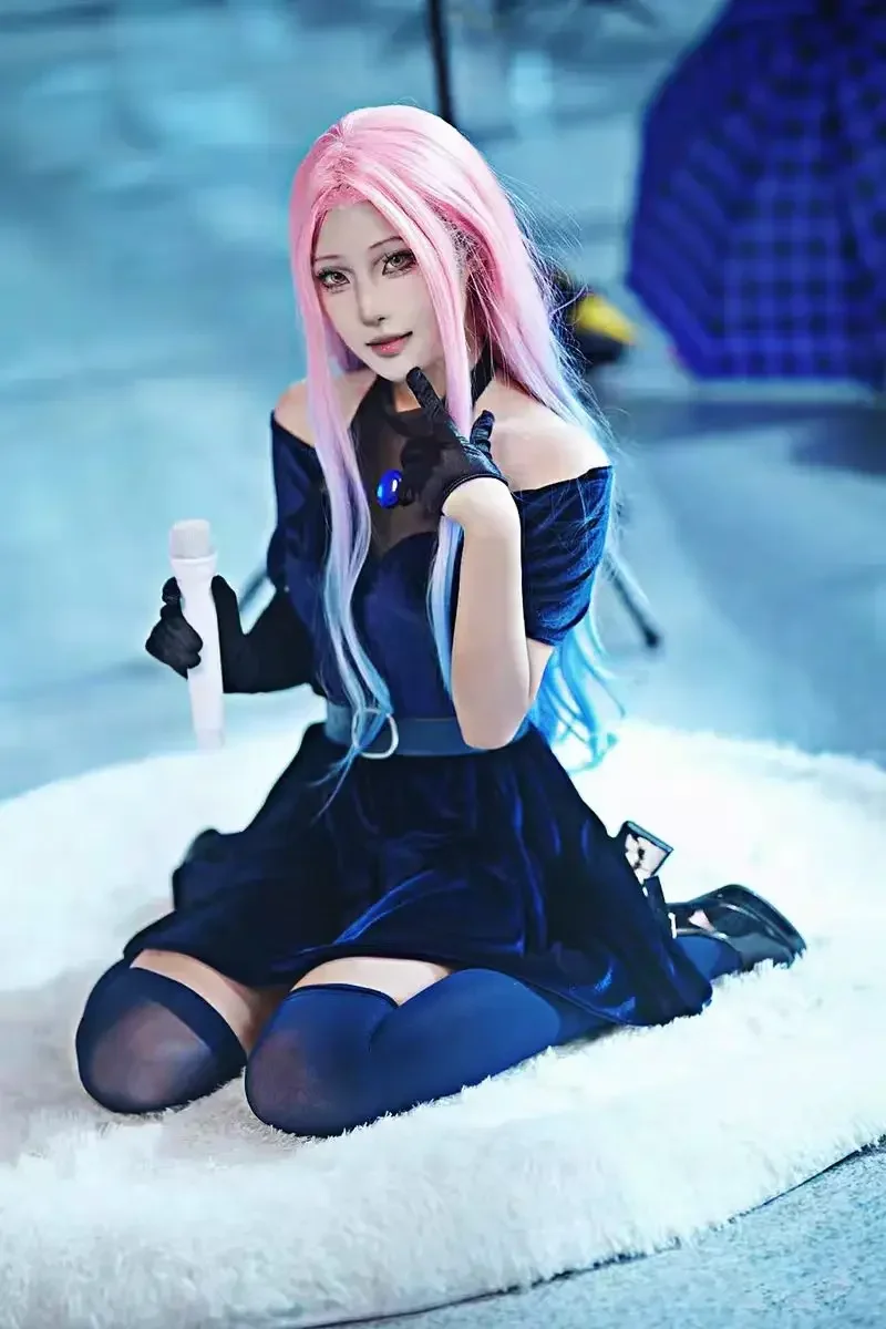 2026 미지 코스프레 의상 애니메이션 외계인 무대 코 - Anime Cosplay Blue Hair 리뷰 및 가격