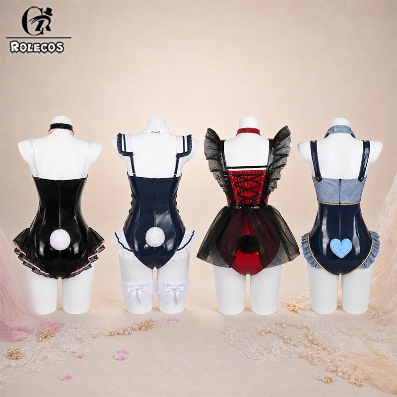 ROLECOS 오리지널 버니 슈트 코스프레 의상 가죽  - Anime Cosplay Jumpsuit 리뷰 및 가격