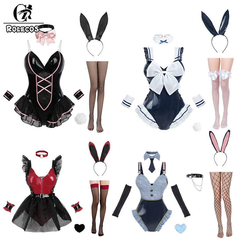 ROLECOS 오리지널 버니 슈트 코스프레 의상 가죽  - Anime Cosplay Jumpsuit 리뷰 및 가격