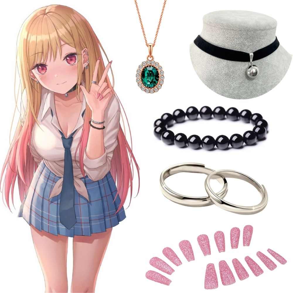 키타가와 마린 귀걸이 목걸이 마이 드레스업 달링 코스프 - Kitagawa Anime Cosplay 리뷰 및 가격
